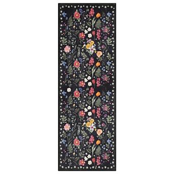 Colorful Color Floral Door Ultra Soft Neutral Area Rug Oriental Vintage Carpet