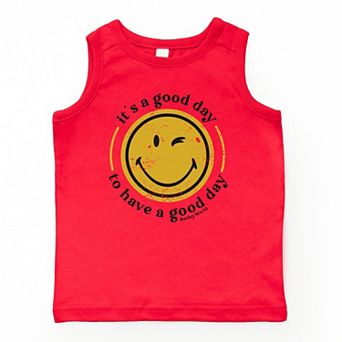 SmileyWorld It's A Good Day To Have A Good Day Circle - Youth Tank Top