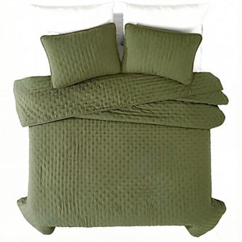 Twin Size Quilt Bedding Sets with Pillow Sham,Farmhouse Lightweight Soft Bedspread Coverlet,2 Pieces