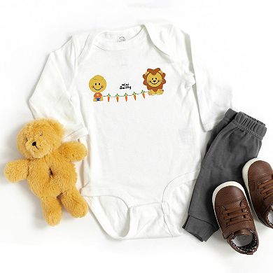 Mini Smiley Lumi Carrot Garland - Baby Long Sleeve Bodysuit