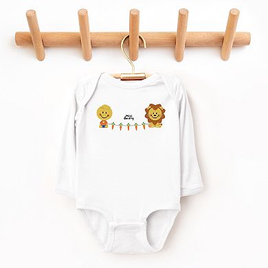 Mini Smiley Lumi Carrot Garland - Baby Long Sleeve Bodysuit