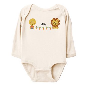 Mini Smiley Lumi Carrot Garland - Baby Long Sleeve Bodysuit