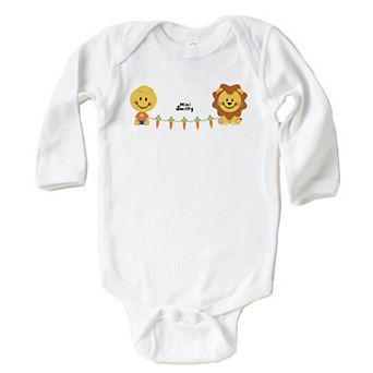 Mini Smiley Lumi Carrot Garland - Baby Long Sleeve Bodysuit