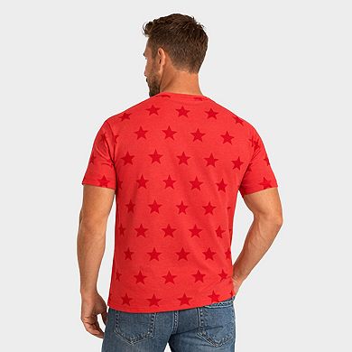 America Cursive - Men's Short Sleeve Star Tee