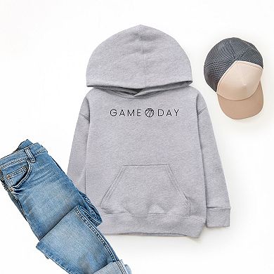 Game Day Basketball Thin - Youth Graphic Hoodie
