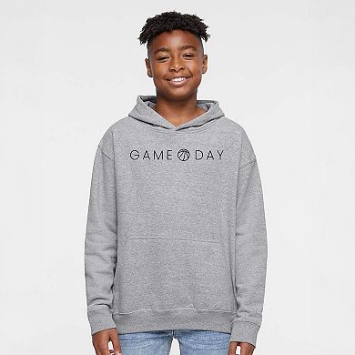 Game Day Basketball Thin - Youth Graphic Hoodie