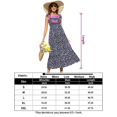 Women's Maternity Adjustable Strap Tank Dress
