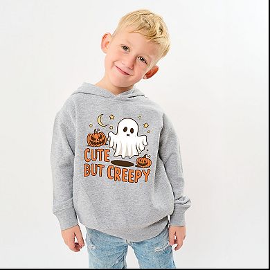 Cute But Creepy Ghost - Toddler Hoodie
