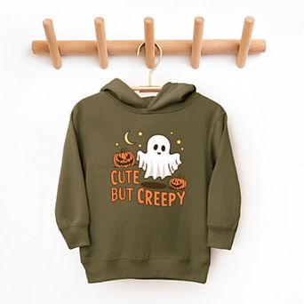Cute But Creepy Ghost - Toddler Hoodie