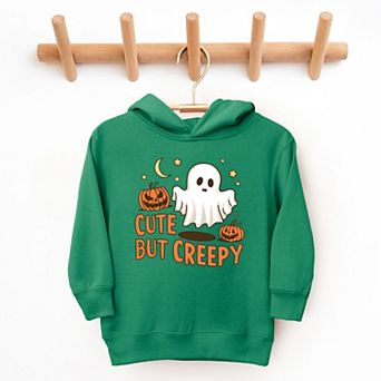 Cute But Creepy Ghost - Toddler Hoodie