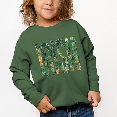 Irish Paint Print - Toddler Graphic Sweatshirt