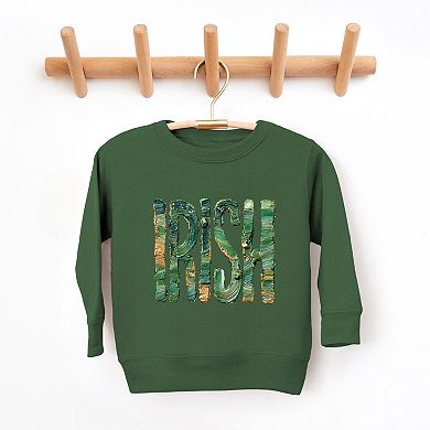 Irish Paint Print - Toddler Graphic Sweatshirt
