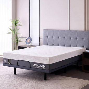 Renanim 12" Hybrid Mattress, Cooling Gel Memory Foam, Bed in a Box