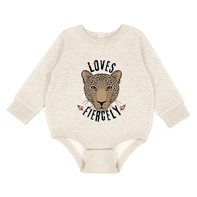 Loves Fiercely - Infant Fleece BodySuit