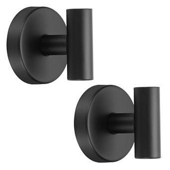2 pc Stainless Steel Suction Cup Hook, No Drill Towel Hooks