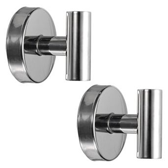 2 pc Stainless Steel Suction Cup Hook, No Drill Towel Hooks