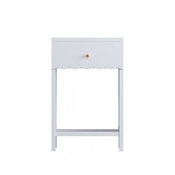 Heybly Nightstand with Drawer & Open Shelf, Side Table for Bedroom