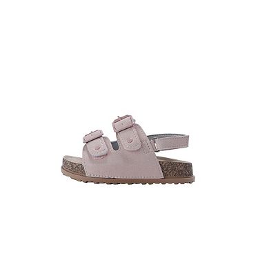 bebe Toddler Girls Buckle Strap Sandals with Back Strap