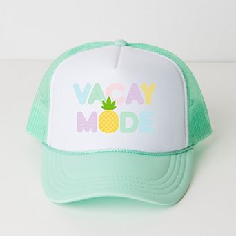 The Juniper Shop Vacay Mode Pineapple Youth Foam Trucker Hat