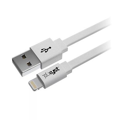 Xyst 2.4-Amp Dual USB Wall Charger With 4Ft Lightning Cable