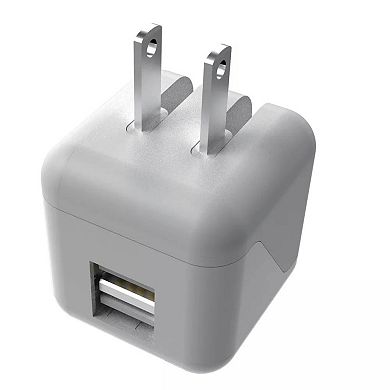 Xyst 2.4-Amp Dual USB Wall Charger With 4Ft Lightning Cable