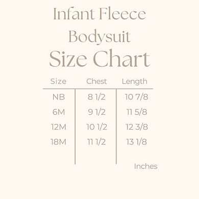 Embroidered Little Bro - Infant Fleece BodySuit