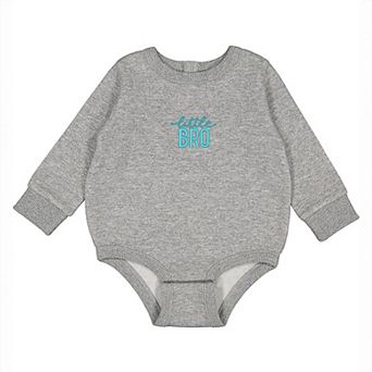 Embroidered Little Bro - Infant Fleece BodySuit