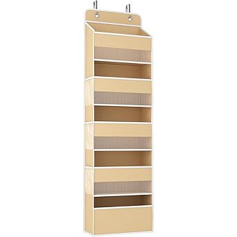 Over Door Heavy-Duty Hanging Organizer with 5 Front and 6 Side Pockets