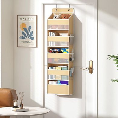 Over Door Heavy-Duty Hanging Organizer with 5 Front and 6 Side Pockets