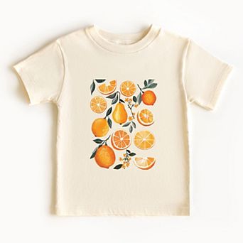 Orange Slice Collage - Toddler Short Sleeve Graphic T-Shirt