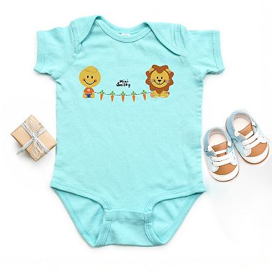 Mini Smiley Lumi Carrot Garland - Baby Short Sleeve Graphic Bodysuit