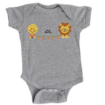 Mini Smiley Lumi Carrot Garland - Baby Short Sleeve Graphic Bodysuit