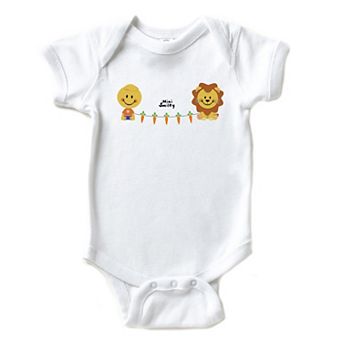 Mini Smiley Lumi Carrot Garland - Baby Short Sleeve Graphic Bodysuit