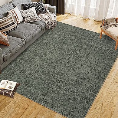 Hallway Kitchen Runner Rug Modern Abstract Non Slip Washable Stain Resistant Carpet for Entryway