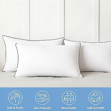 Pillows Queen Size Set of 2, Hotel Collection Bed Pillows for Side, Back, and Stomach Sleepers