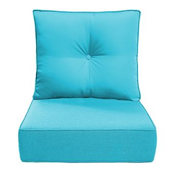 Outdoor Chair Cushions, Patio Furniture Cushions Replacement, 24x24x6 in Outdoor Seat Cushions