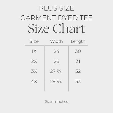 Apparently, I Like Cats - Women's Plus Sized Garment Dyed Graphic T-Shirt