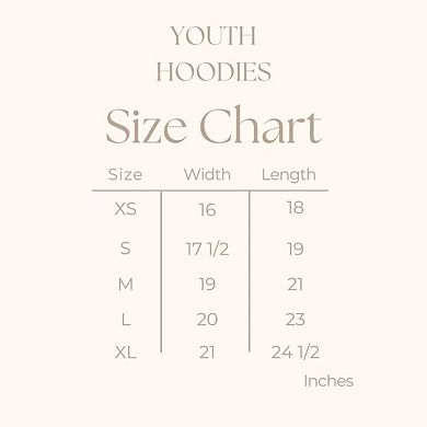 Love Varsity Arched Distressed - Youth Graphic Hoodie