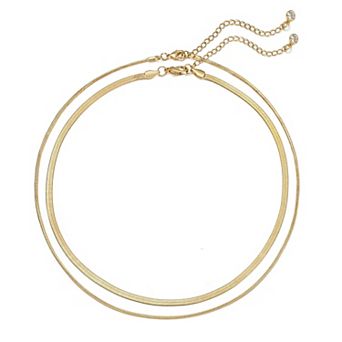 Womens Snake Chain Choker Necklace