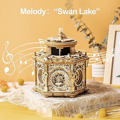 Robotime ROKR 3D (Secret Garden) - Spinning Musical Jewelry Puzzle Box