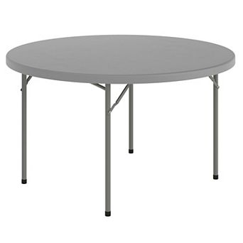 Flash Furniture 48" Round Plastic Event and Party Folding Table