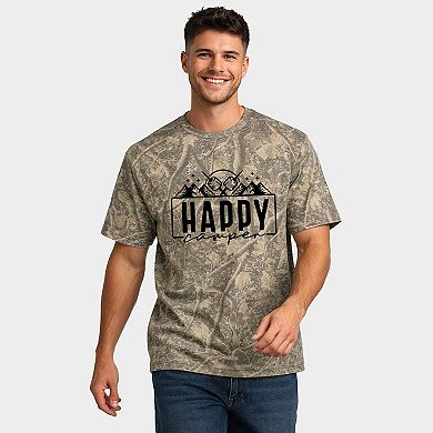 Happy Camper Mountains and Smores - Men's Heavyweight Crew