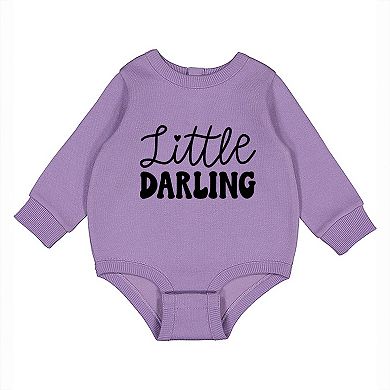 Little Darling Cursive - Infant Fleece BodySuit
