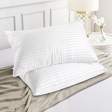 Bed Pillows for Sleeping 4 Pack,Super Soft Down Alternative Microfiber Filled Pillows-Queen
