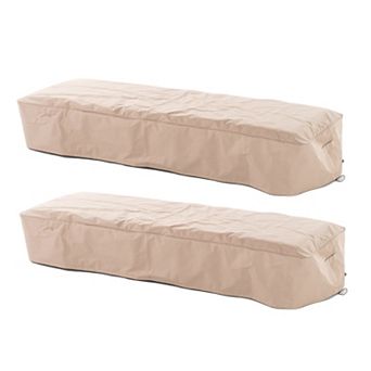2 pc Chaise Lounge Set Cover (60005.00grymp2) for Protecting Lounge, Waterproof, Weather-Resistant