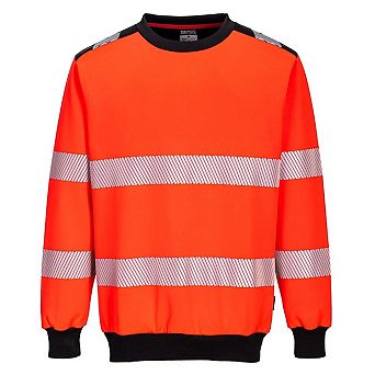 Portwest Mens PW3 Hi-Vis Sweatshirt