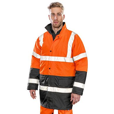 Result Core Unisex Adult Two Tone Safety Safety Coat