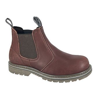 Woodland Mens Tumbled Leather Chelsea Boots