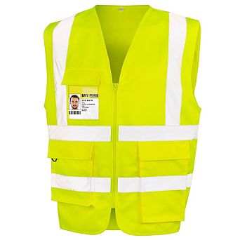 WORK-GUARD by Result Unisex Adult Heavy Duty Security Vest