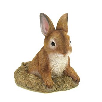 Zingz Home Curious Bunny Garden Statue